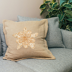Mayjoy 1個 3Dフラワー ポリエステル刺繍 装飾アクセサリー  アップリケパッチ  ミシンクラフト装飾  スパンコール入り  ゴールド  298x302x7mm&nbsp;DIY-MA0006-70B