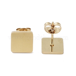 PVD Vacuum Plating 304 Stainless Steel Stud Earrings for Women&nbsp;EJEW-A048-46D-G