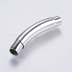変色しにくい304ステンレススチール製バヨネット留め具  チューブ  ステンレス鋼色  40x6.5mm  穴：5mm&nbsp;LS-STAS-P188-07P-5mm