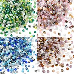 1000Pcs 10 Colors Electroplate Transparent Glass Beads&nbsp;EGLA-YW0005-72B