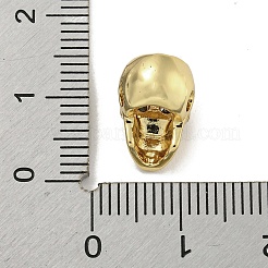 Brass Micro Pave Clear Cubic Zirconia Beads&nbsp;ZIRC-P119-20G