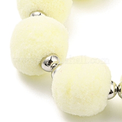 Phone Lanyard Universal Plush Ball Wrist Lanyard&nbsp;LS-HJEW-Q011-01D-P