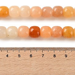 Natural Golden Silk Jade Beads Strands&nbsp;G-C284-A01-01