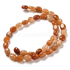 Natural Red Aventurine Beads Strands&nbsp;G-M420-D06-01