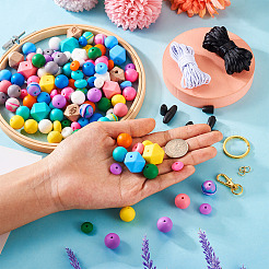 DIY Keychain Bracelet Making Kit&nbsp;DIY-TA0004-19