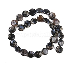 Natural Glaucophane Beads Strands&nbsp;G-C141-E01-03