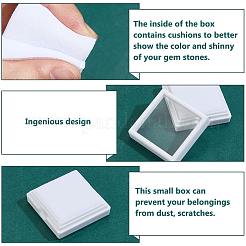 48Pcs Plastic Jewelry Loose Diamond Gems Storage Boxes&nbsp;OBOX-BC0001-53