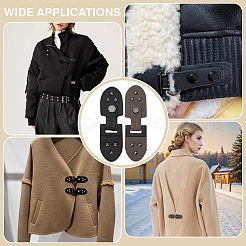 8 Sets 2 Styles PU Leather Buckle&nbsp;DIY-FG0007-73