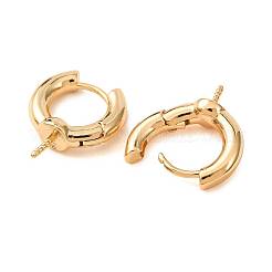 Brass Hoop Earring Findings&nbsp;KK-CBA8EB2-07G