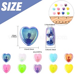 200Pcs ABS Plastic Beads&nbsp;KY-FS0001-43B