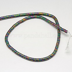 Electroplate Non-magnetic Synthetic Hematite Beads Strands&nbsp;G-J164B-4mm-03