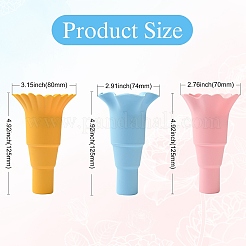 Silicone Ice Cream Cone Ice Pop Holder Sets&nbsp;DIY-CJC0006-20