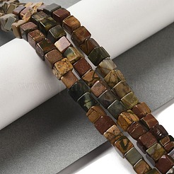 Natural Picasso Jasper Beads Strands&nbsp;G-Q161-C01-02