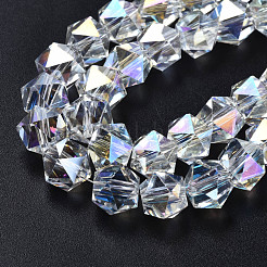 Electroplate Glass Beads Strands&nbsp;X-EGLA-S194-12A-C01