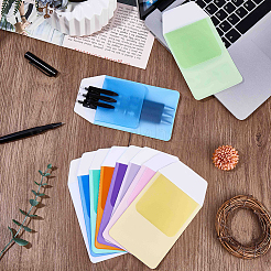 10Pcs 10 Colors Rectangle PVC Pen Bag for Doctor Nurse&nbsp;AJEW-CP0009-33