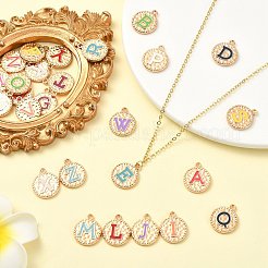 52Pcs Alloy Enamel Pendants&nbsp;ENAM-CJ0007-07C