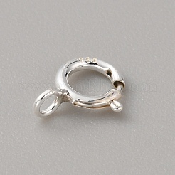 925 Sterling Silver Spring Ring Clasps&nbsp;STER-WH0008-16A-S