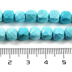 Dyed Natural Turquoise Beads Strands&nbsp;G-H028-A04-01