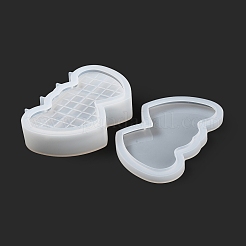 Double Heart DIY Silicone Storage Molds&nbsp;LS-DIY-G079-22