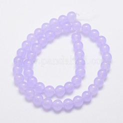 Natural & Dyed Malaysia Jade Bead Strands&nbsp;G-A146-8mm-A18