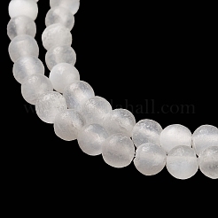 Natural Selenite Beads Strands&nbsp;G-K336-02