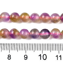Dyed Natural White Jade Beads Strands&nbsp;G-T138-6mm-210-13