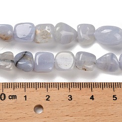 Natural Blue Lace Agate Beads Strands&nbsp;G-P497-01E-71