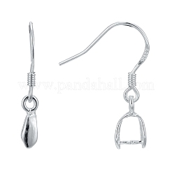 925 Sterling Silver Earring Hooks Findings&nbsp;STER-I014-28S