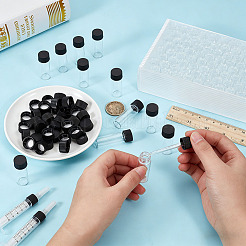 Glass Screw Top Bead Storage Tubes&nbsp;CON-WH0001-88