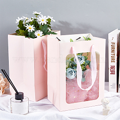 Kraft Paper Bags with Handle&nbsp;AJEW-BC0001-55A-D