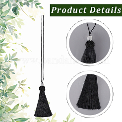 Polyester Tassel Pendants&nbsp;FIND-WH20031-12C