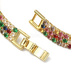 Cubic Zirconia Tennis Bracelets for Women Girl Gift&nbsp;BJEW-F450-04G