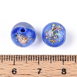 Handmade Foil Lampwork Beads&nbsp;LAMP-T021-31C