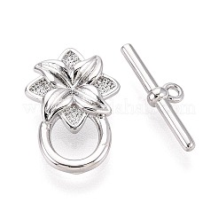 10Pcs Brass Toggle Clasps&nbsp;KK-T073-41P