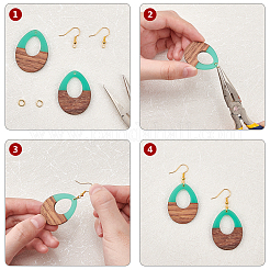 DIY Dangle Earring Making Kits&nbsp;DIY-OC0002-53