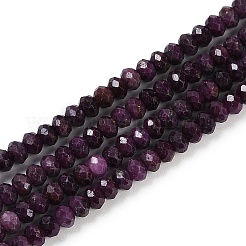 Natural Ruby Beads Strands&nbsp;G-P553-F01-03