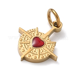 304 Stainless Steel Enamel Pendants&nbsp;STAS-Z189-08G