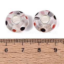 Handmade Lampwork Core European Beads&nbsp;LAMP-Q042-02A