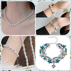 100Pcs 6 Styles Tibetan Style Alloy Lotus Double Sided Bead Caps&nbsp;TIBEB-ME0001-17