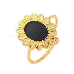 304 Stainless Steel Enamel Cuff Rings&nbsp;RJEW-D306-31G