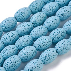 Natural Lava Rock Beads Strands&nbsp;G-F643-B-M