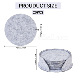 Felt Cup Mat&nbsp;AJEW-WH20010-61D