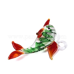Handmade Lampwork Big Pendants&nbsp;LAMP-T023-14H