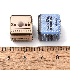 Opaque Printed Acrylic Beads&nbsp;AC-CBAC57E-09