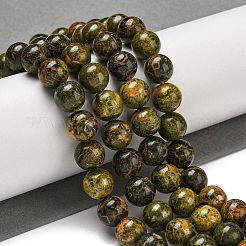 天然マルハナバチジャスパービーズ連売り  ラウンド  8mm  穴：0.8mm  約48~50個/連  14.57''~15.35''（37~39センチメートル）&nbsp;G-P544-A03-02