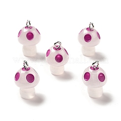 Spray Painted Luminous Resin Pendants&nbsp;RESI-A017-05
