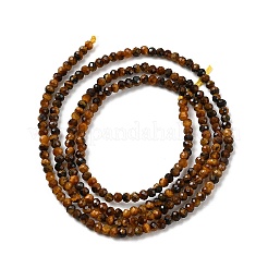 Natural Tiger Eye Beads Strands&nbsp;G-K366-C10-2mm