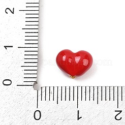 Brass Enamel Beads&nbsp;KK-G541-01F