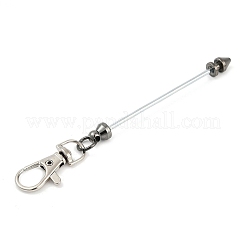 合金ビーズペンダント装飾  ブラック  12.2cm&nbsp;LS-KEYC-D288-01B