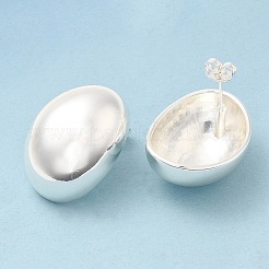 Rack Plating Brass Stud Earrings&nbsp;EJEW-F324-03S